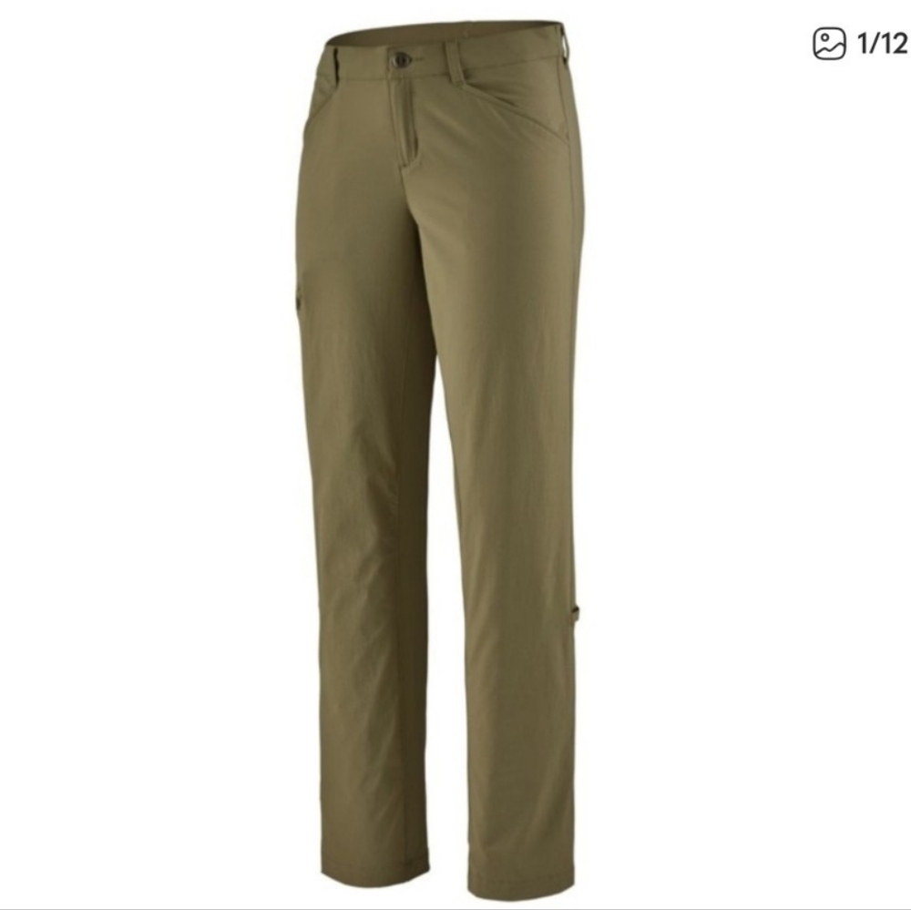 Patagonia Quandary Hiking Pant in Army Green Sz 8